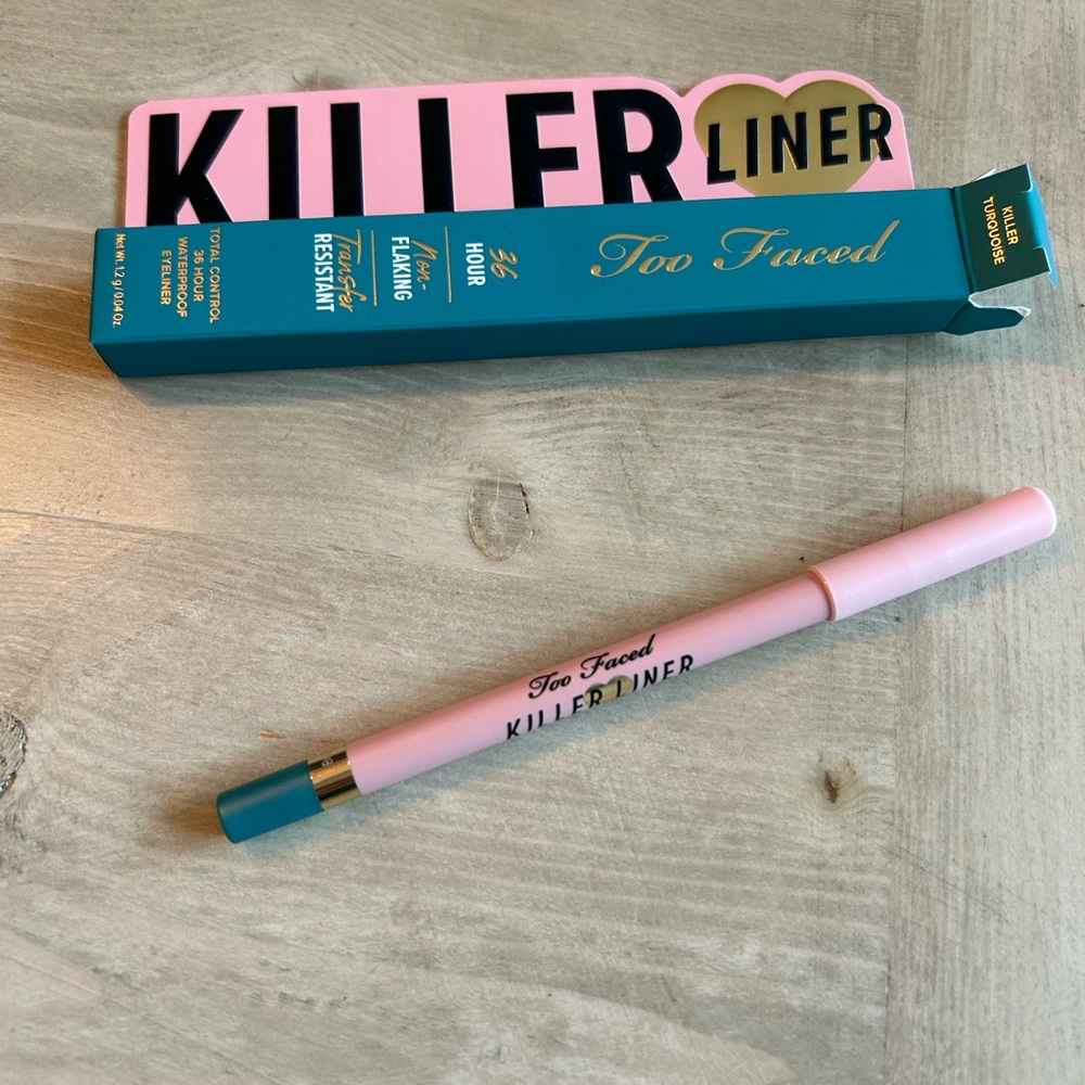Too Faced Eye Liner - Killer Turquoise - 36 hour wear - NEW